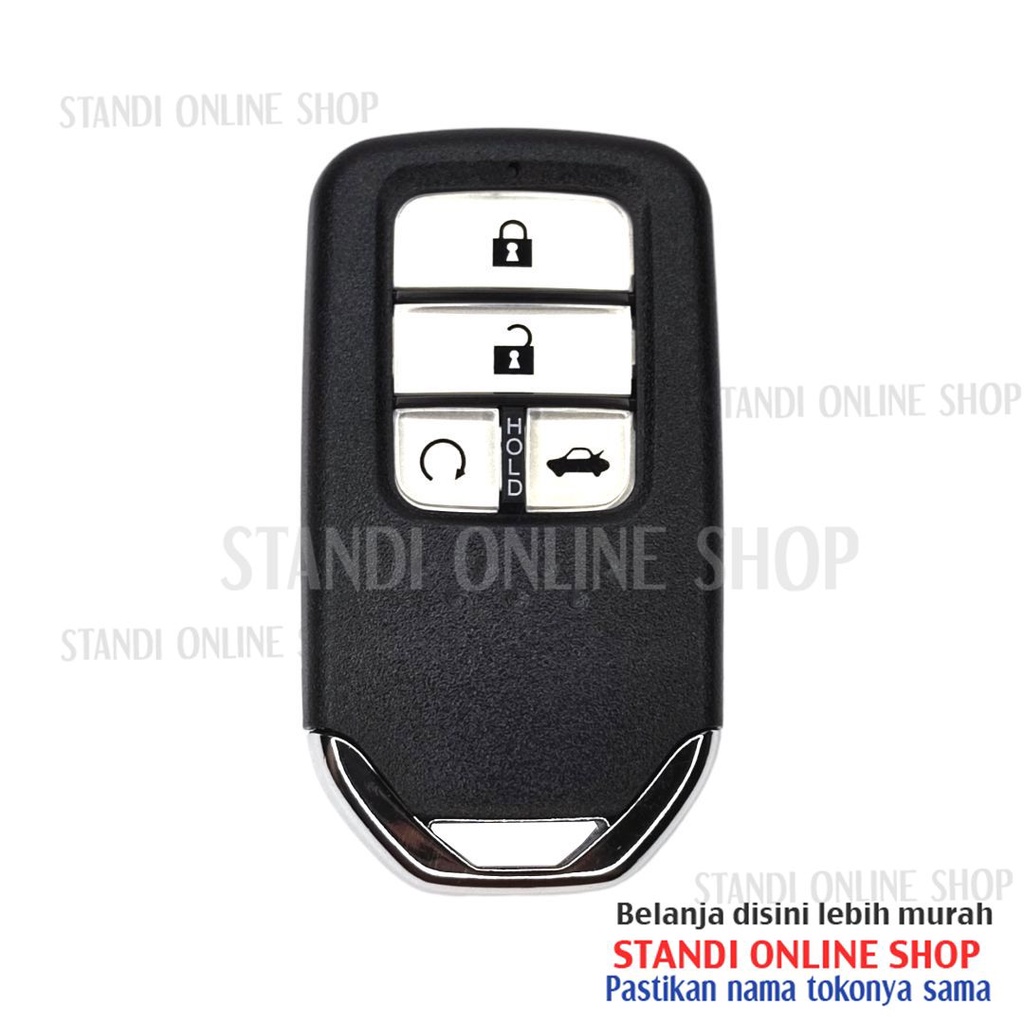 Cassing Remote Case Smartkey Rumah Kunci Honda Civic Turbo Accord 4 Tombol