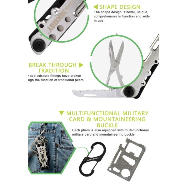 Jakemy Tang EDC Multifungsi 10 in 1 - JM-PJ1010
