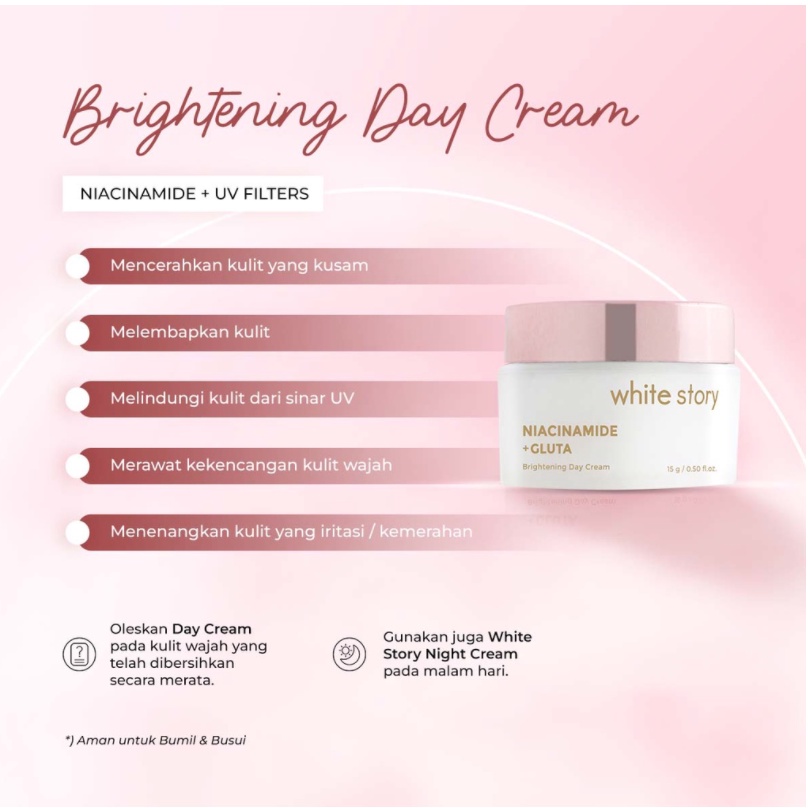 White Story Paket Wajah Brightening &amp; Serum