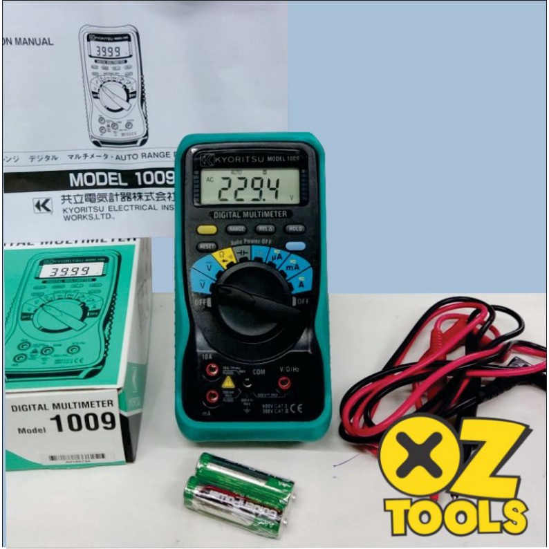 Jual Kyoritsu 1009 Digital Multimeter 400V ORIGINAL Shopee Indonesia