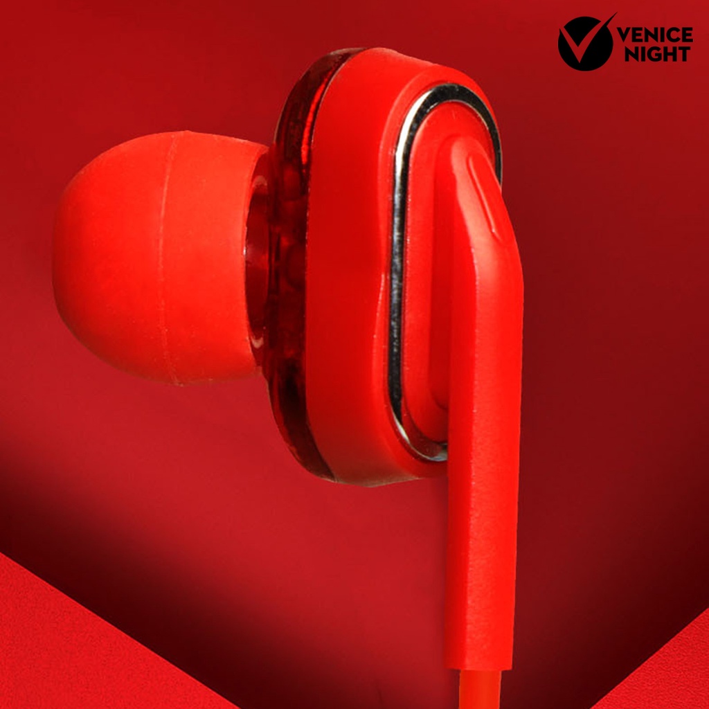 (VNEP) (Berkabel) Semi-in-ear Earphone Universal Headphone Headset untuk Ponsel Komputer