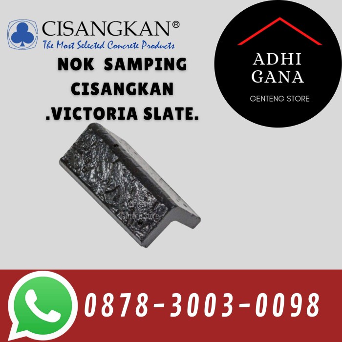 Nok Samping Genteng Victoria Cisangkan Slate / Nok Genteng Beton Murah