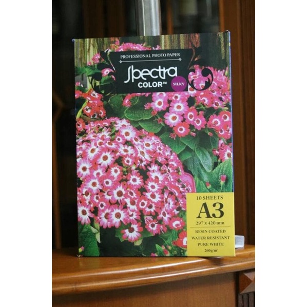 

PAPER FOTO SPECTRA 260GRM SILKY A3