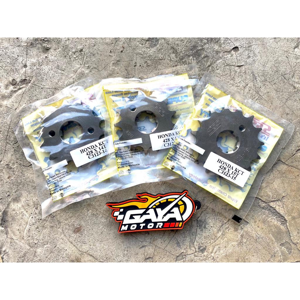 Gear Depan SSS 428  415 13 14 15 Megapro Sonic150 Cb150 Cbr150 Gear SSS 428 KTC Depan SSS/Gear SSS 4
