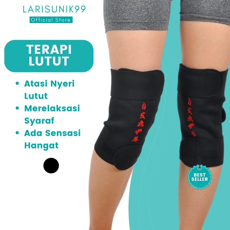 Terapi Lutut KneeCare Theraphy Deker Lutut Alat Terapi Pelindung Lutut Original 1 Pasang