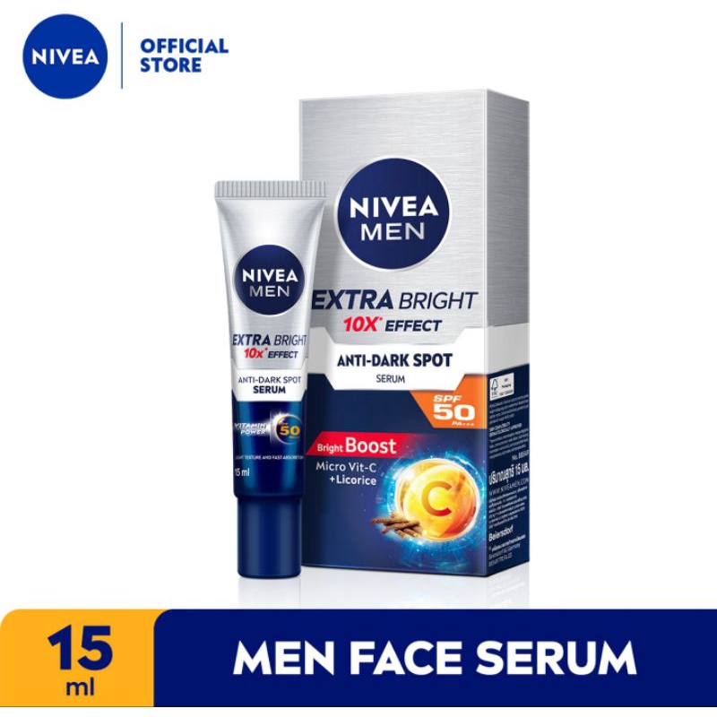 NIVEA MEN Extra Bright Anti Dark Spot Serum 15ml