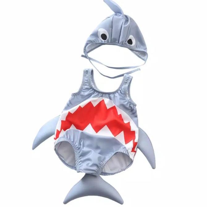 Baju Renang Bayi Model Baby Shark / Baby Swimwear