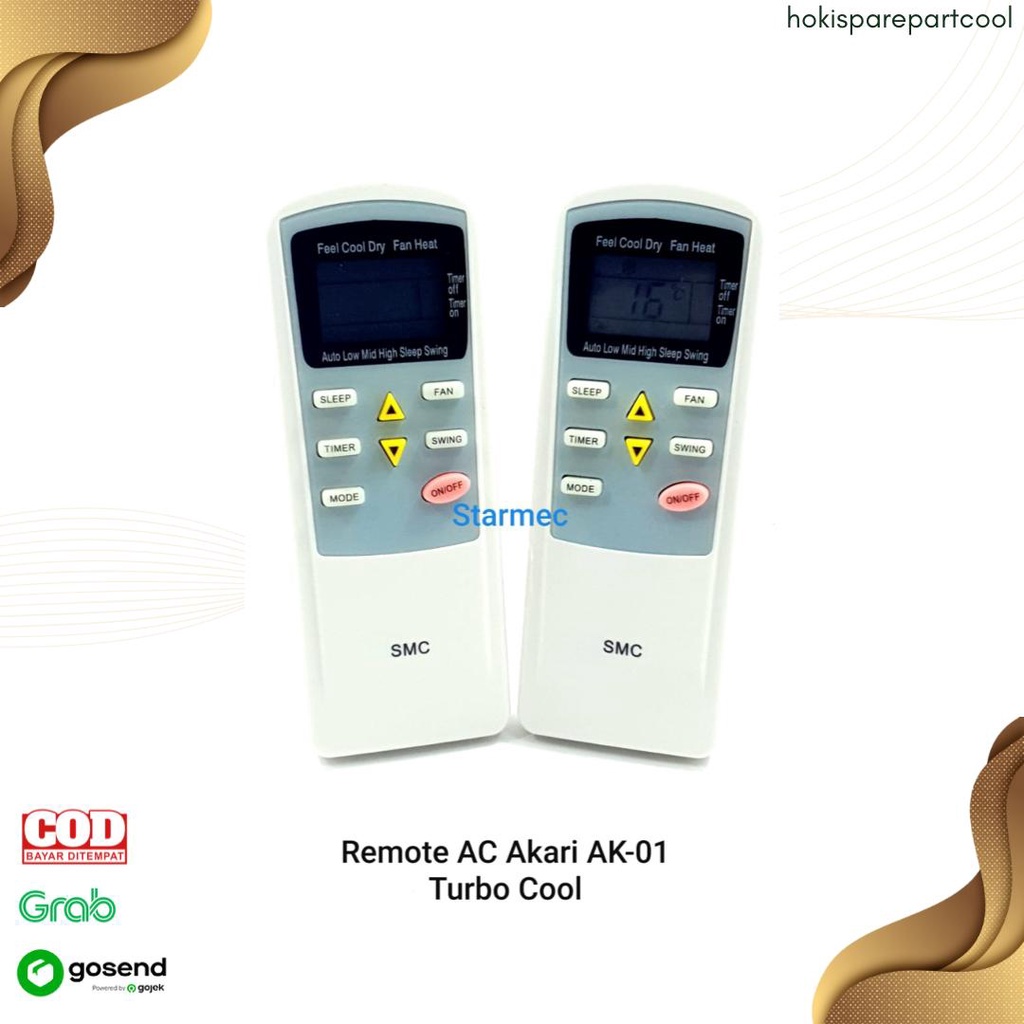 REMOTE AC AKARI TURBO COOL