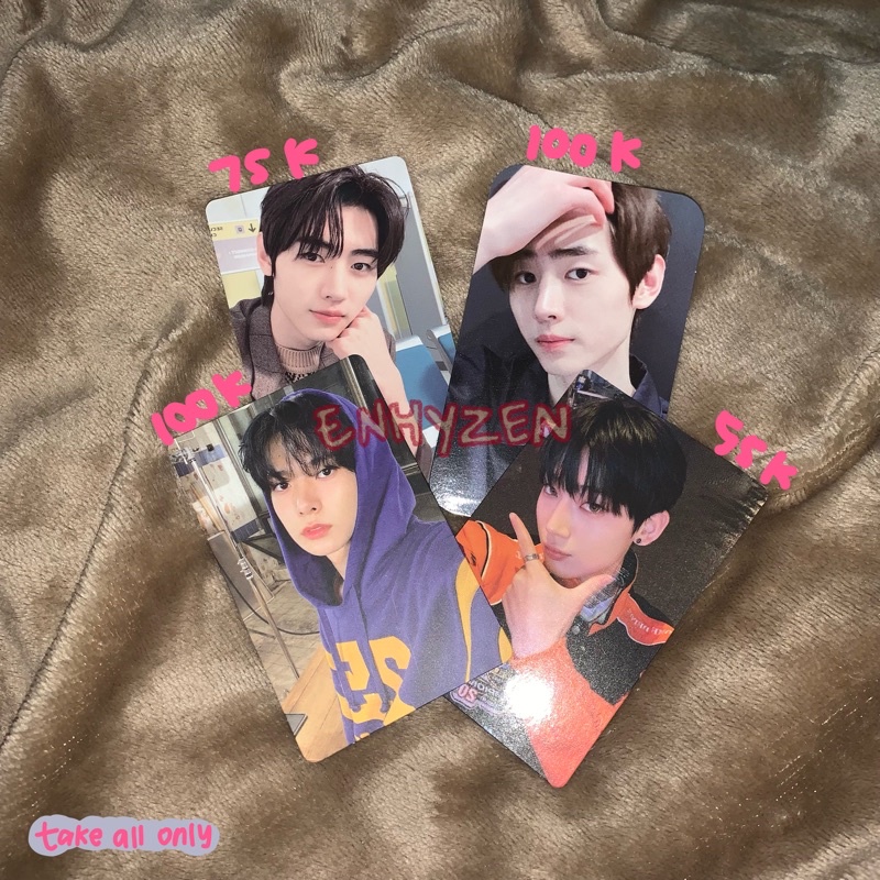 photocard sunghoon neck pillow np