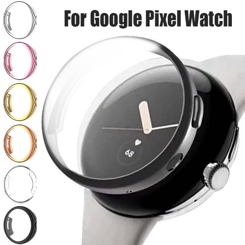 Casing Soft Case TPU Lapis Emas Shockproof Untuk Google Pixel watch