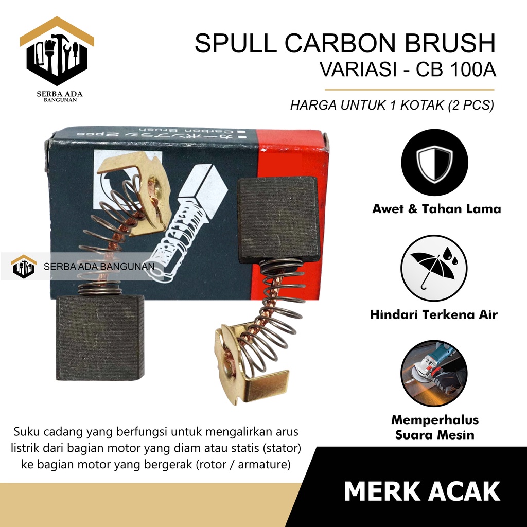 Carbon Brush/ Arang/ Spull makita CB 153/ 51/ 64/ 100/ 411/ 41 / 259 / 203 / 250 / 408 carbon brush Arang Bostel Sepul