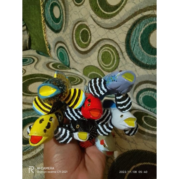 patung chana/ patung ikan chana / replika ikan chana