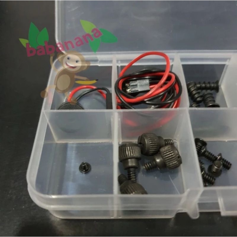 Baut set untuk rakit pc power sw buzzer hdd nvme screw assortment