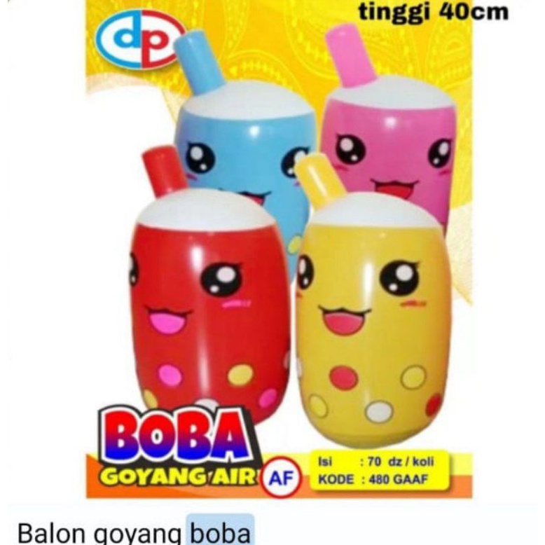 balon goyang boba/balon boba