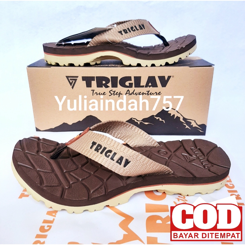 Sandal triglav original - Sandal Gunung Triglav Casual Pro Premium - Sandal Jepit Outdoor - Sandal Pria Wanita - Sandal Jepit Triglav - Sendal Triglav Lengkap Box