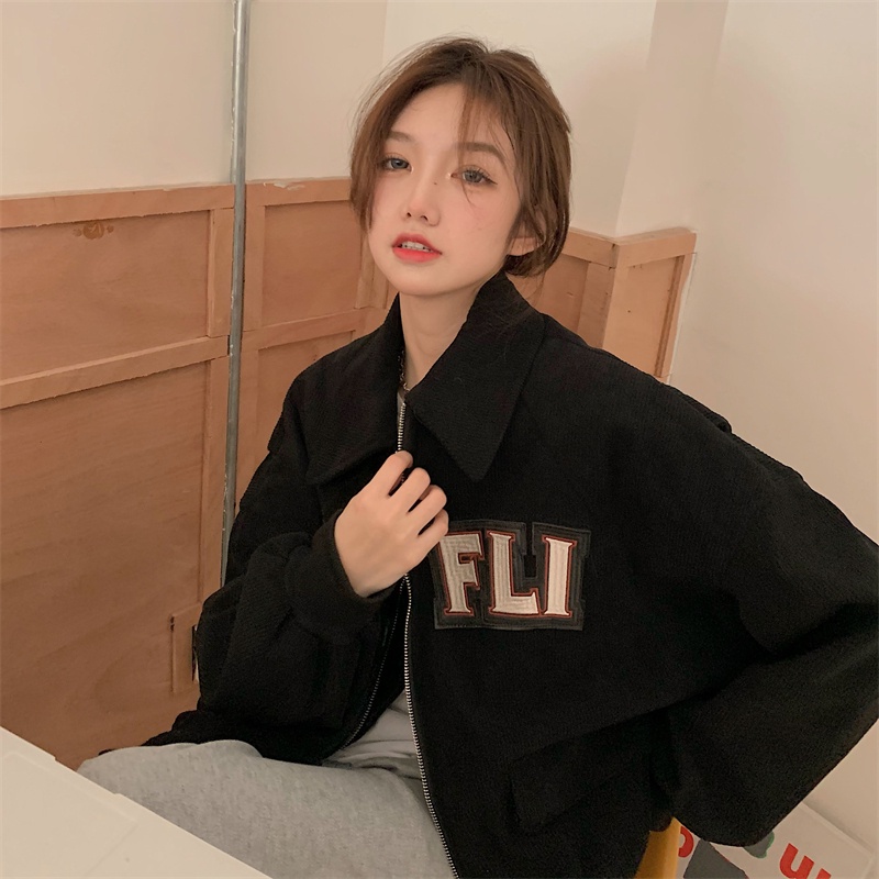 Jaket Wanita Terbaru Lengan Panjang Fashion Jacket Korean Style