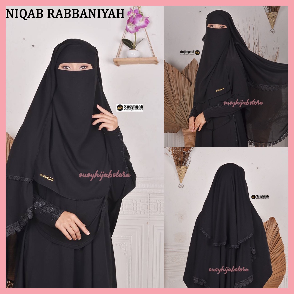NIQAB RABBANIYAH Lacey 3 Layer
