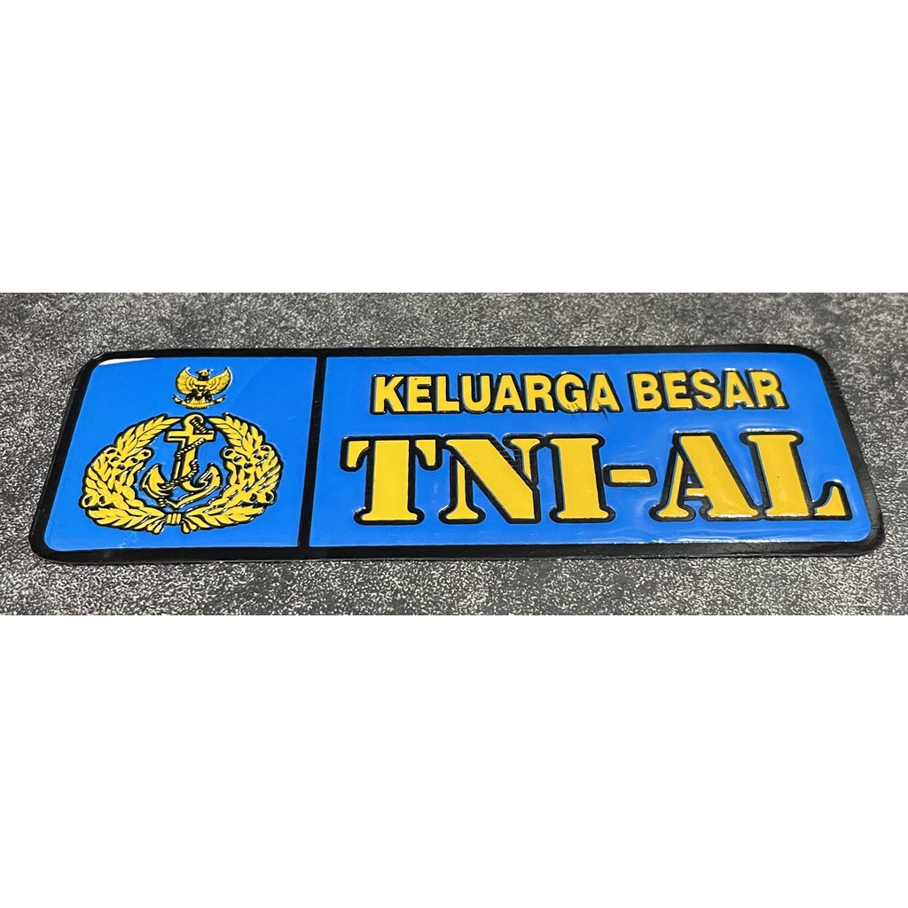 Sticker Keluarga Besar TNI AL (Pjg) - Stiker Angkatan Laut - Sticker Mobil - Stiker