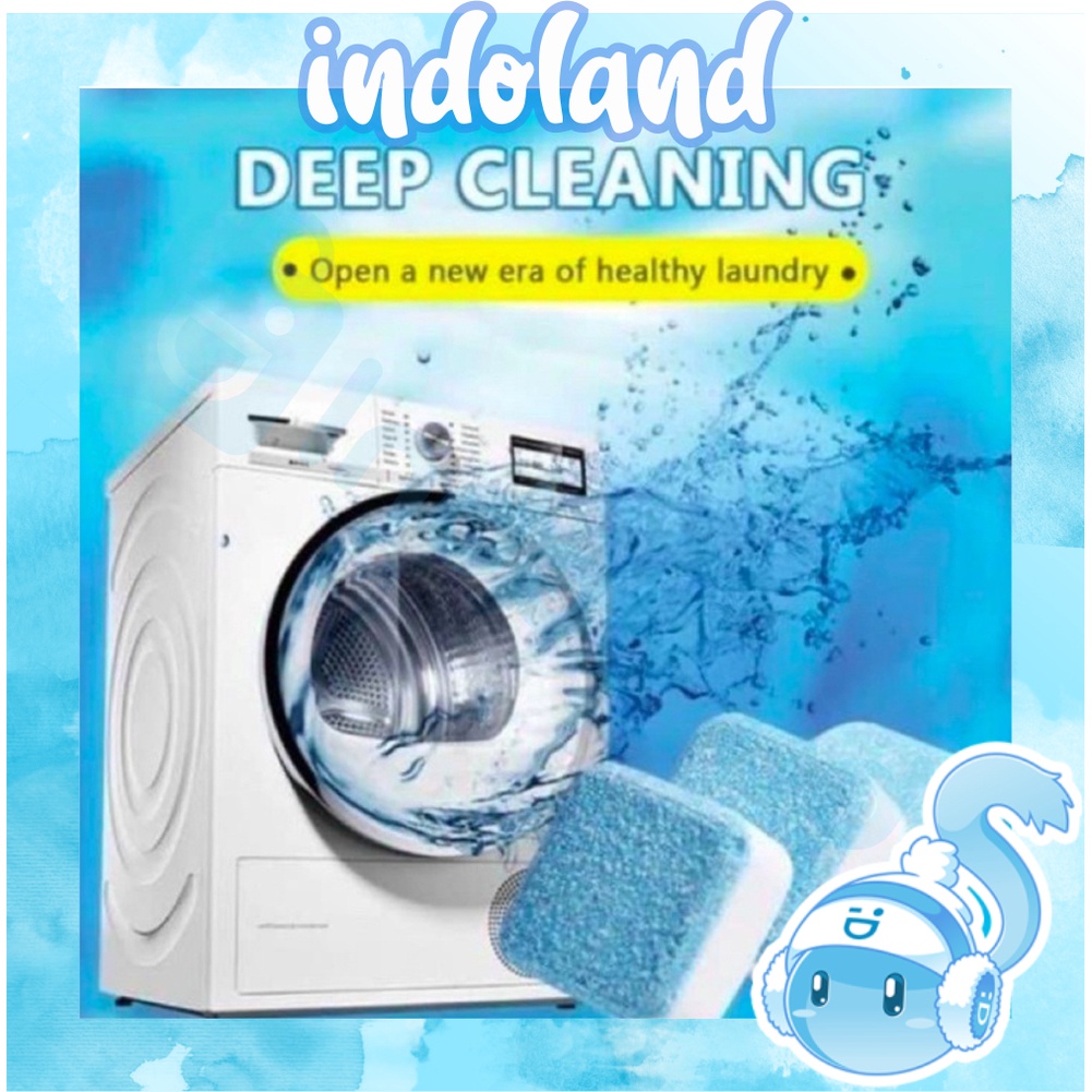 ☀ INDOLAND ☀ Tablet Pembersih Mesin Cuci / Deep Cleaning R818