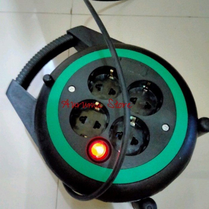 Kabel Roll Colokan Listrik 15 Meter Rol Panjang Kuat Original Redtop Cod