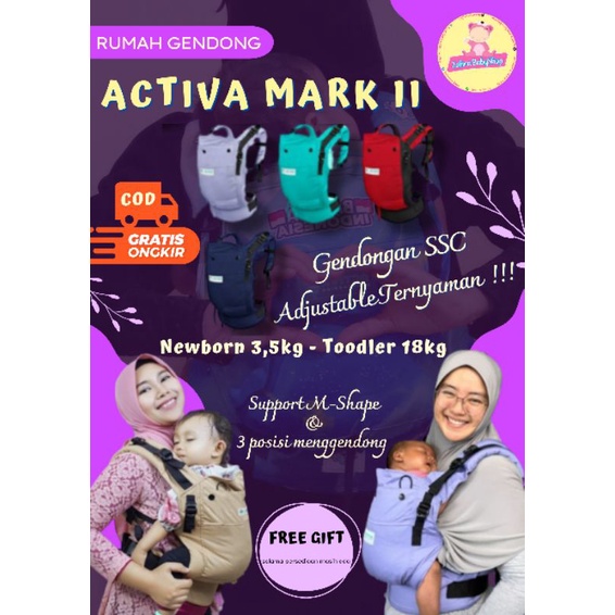 (BISA COD) GENDONGAN BAYI SSC ACTIVA MARK II / ACTIVA MARK 2 BAYIKU.ID
