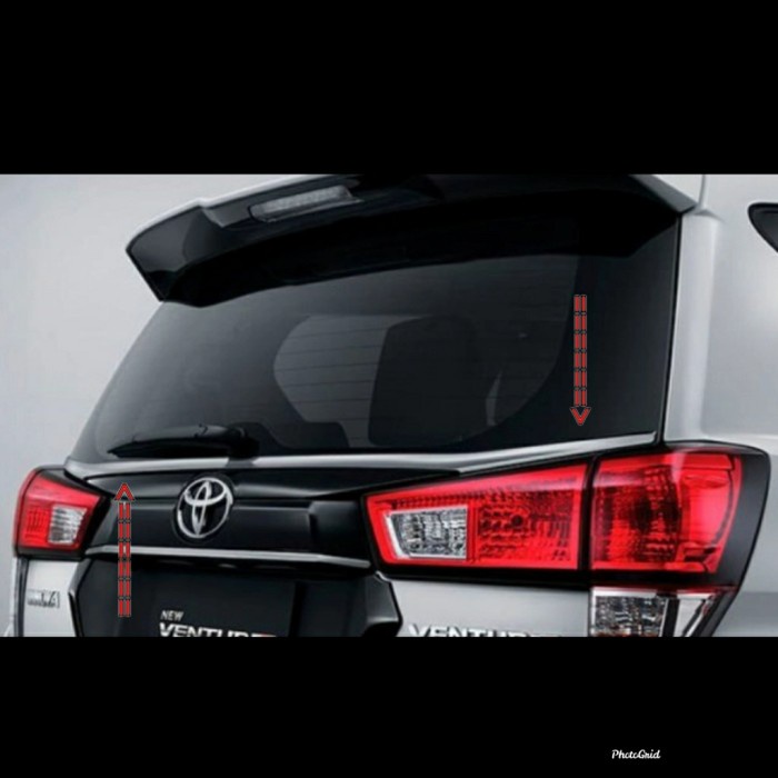 List Lis Kaca Belakang Innova Venturer Facelift Original