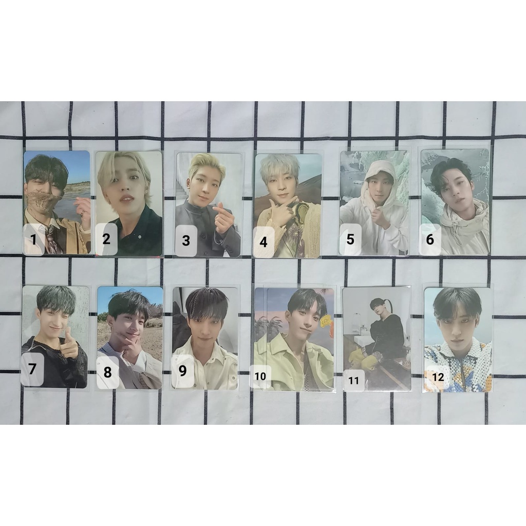 [Baca Deskripsi] PC Photocard seventeen svt scoups wonwoo mingyu dk dokyeom fts face the sun ep.5 ep