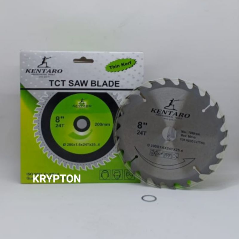 Saw Blade / Mata gergaji kayu 8&quot; (khusus kayu keras) kentaro Japan qua