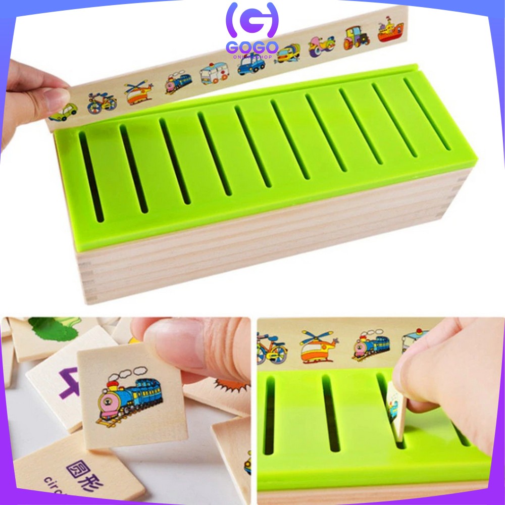 GOGO-M176 Mainan Anak Puzzle Kayu Mainan Edukasi Bergambar Montessori Toys / Puzzle Anak Wooden Toys