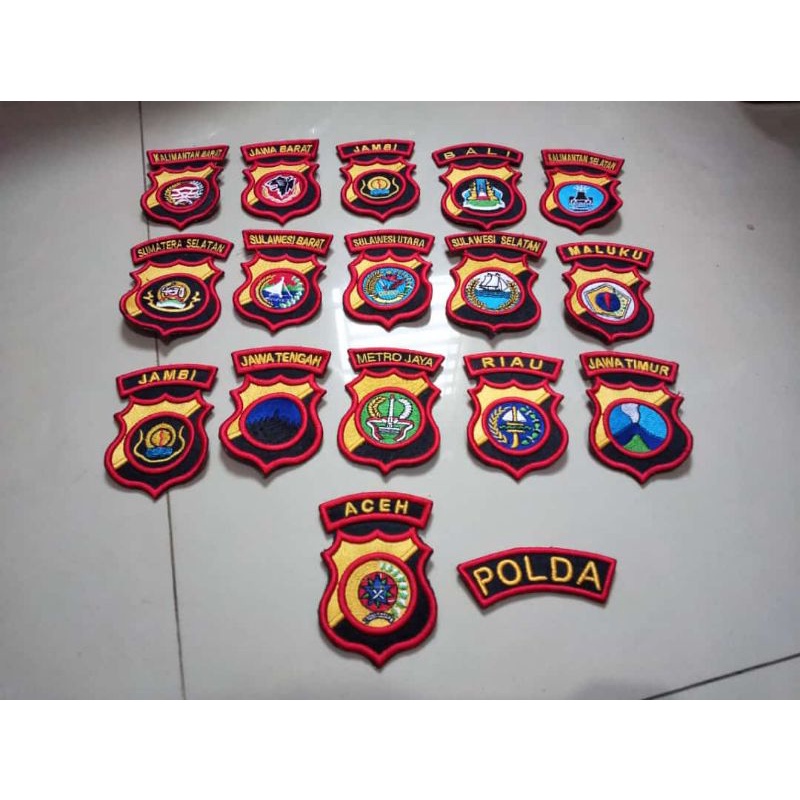 Bordiran Badge Bordiran Badge Lokasi Custom