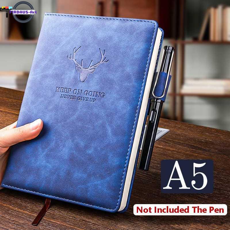 

Tlevino Buku Catatan Kerja Notebooks Cover Kulit Kertas A5 - CW-5025