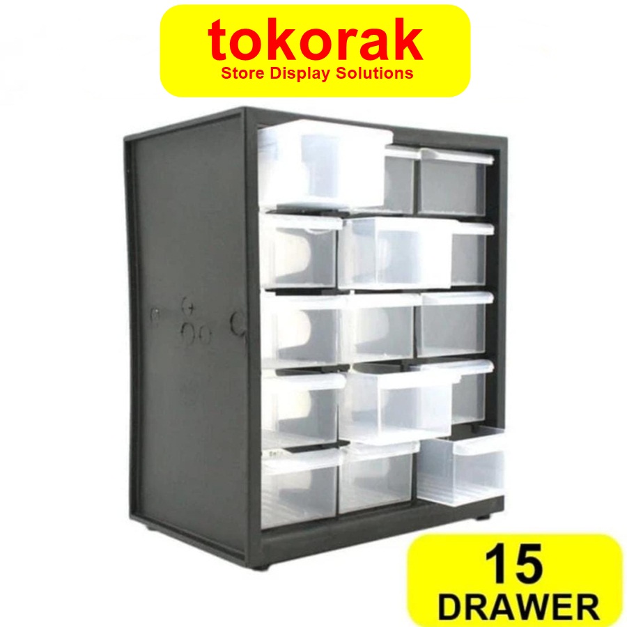 KENMASTER RAK SPARE PART LACI DRAWER 15 SUSUN - SLOT KOTAK