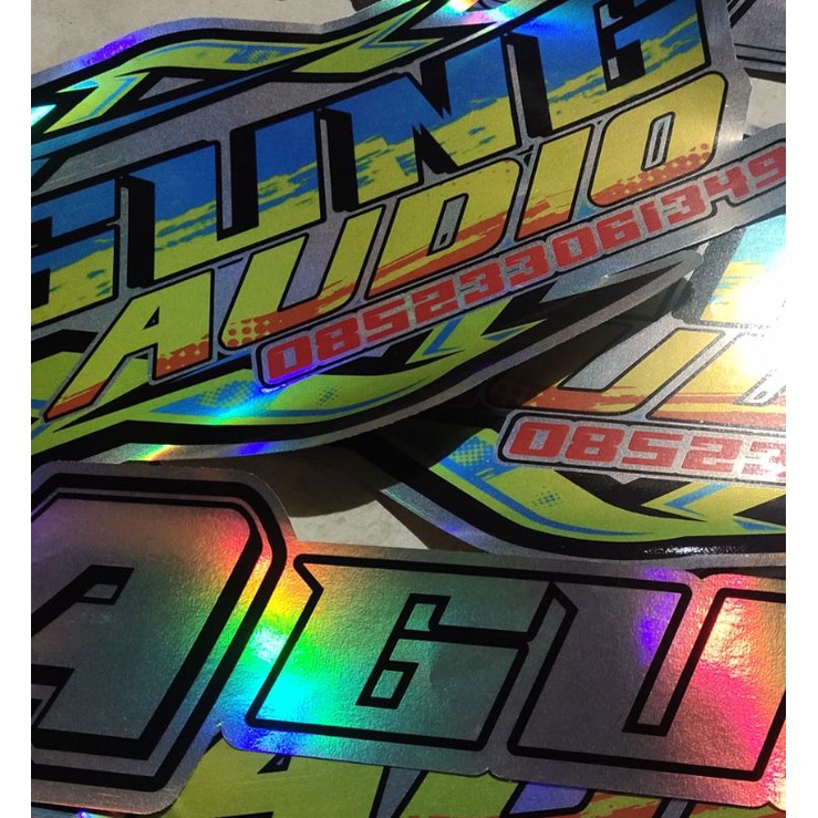 

Stiker Hologram Die cut