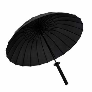 Payung Lipat Jepang Polos Bentuk Samurai Katana Unik Umbrella / Payung Lipat Panjang Otomatis Buka Tutup Polos Anti UV Lipat Tiga Premium Quality Berkualitas / Payung Jepang Polos Aesthetic Golf Anti Uv Matahari Hujan / Payung Warna Hitam Style Jepang