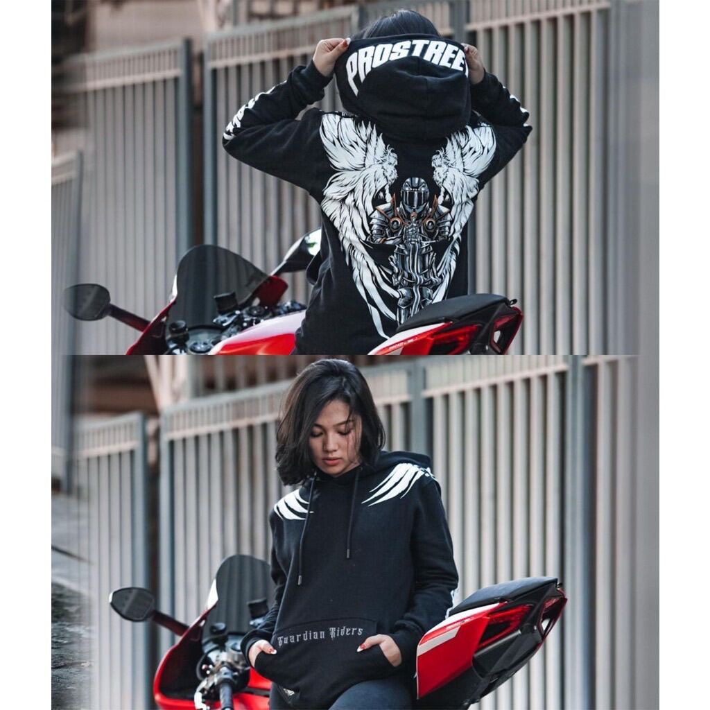 Jaket Pria Hoodie Sunmori Prostreet guardian Riders  Termurah