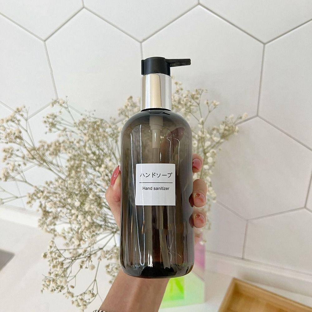 R-flower Botol Dispenser Sabun Travel Wadah Cairan Kamar Mandi Dapur Isi Ulang