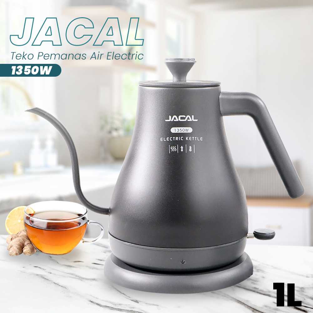 JACAL Teko Pemanas Air Electric Pot Warmer Gooseneck 1L 1350W - GL-203