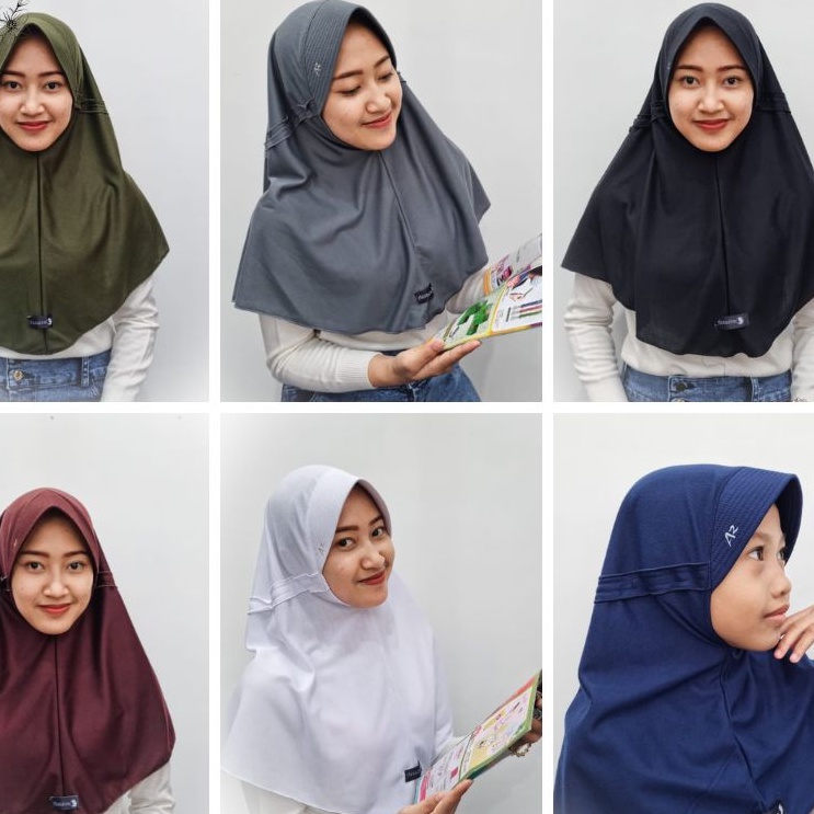 ✅ NEW BRANDS BARU HIJAB INSTAN AZZAZNA ORIGINAL | JILBAB azzazna INSTAN SIZE M | JILBAB SEKOLAH S M 