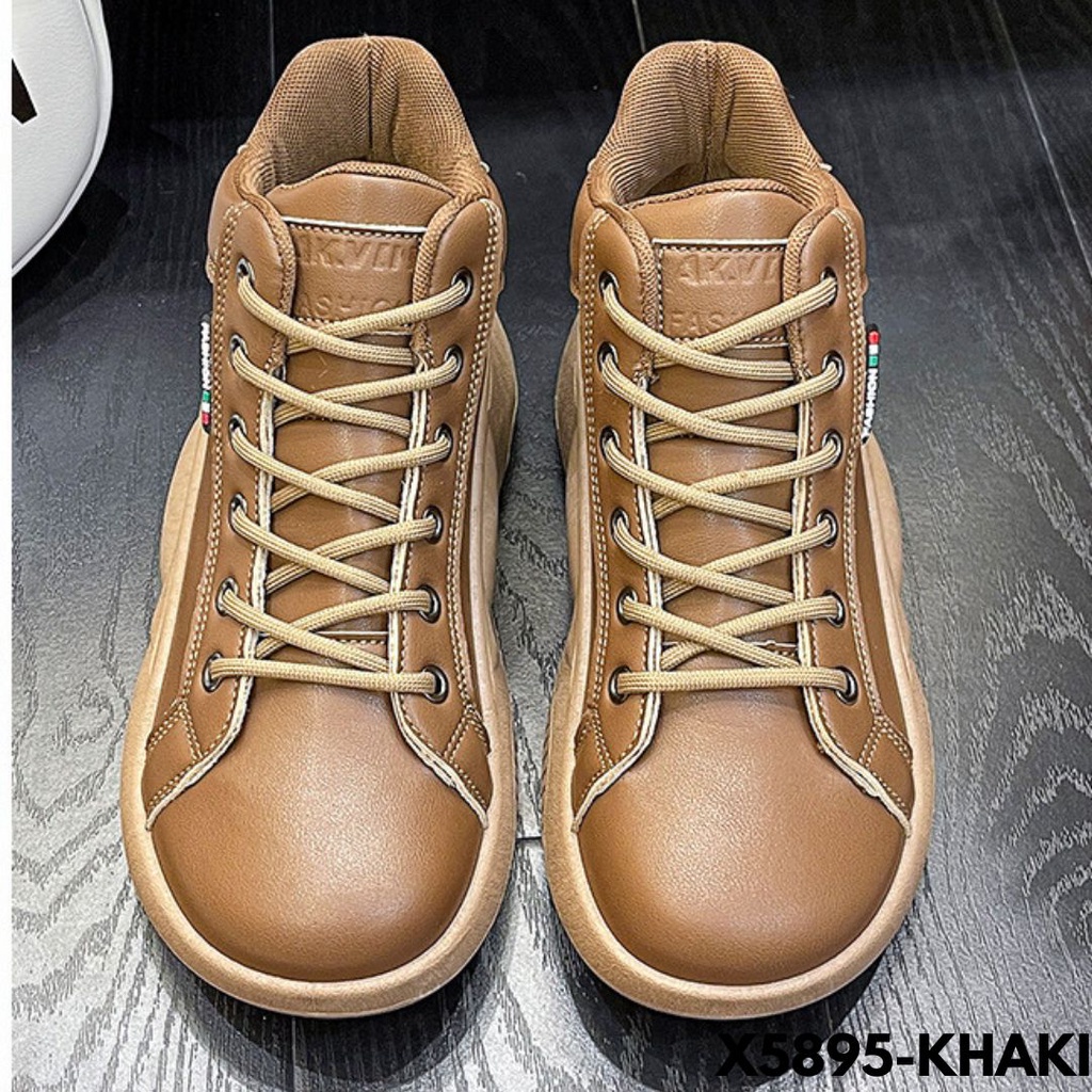 SNEAKERS WANITA DESAIN MINIMALIS COMFY OOTD HANGOUT BARENG BESTI MU BAHAN PU IMPORT 5895