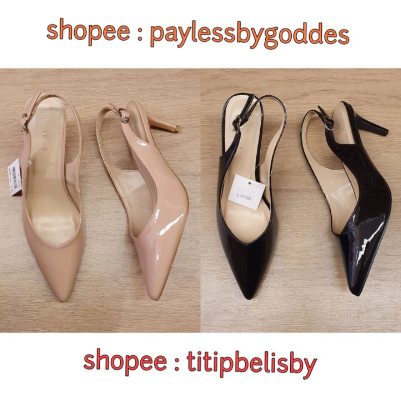 Jual Jastip Termurah Payless By Goddes Sepatu Hak Kerja High Heels Chrissie Shopee Indonesia