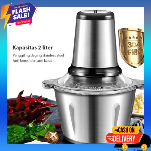 Jual Blender Daging Stainless Steel Chopper Serbaguna Daging Sayuran