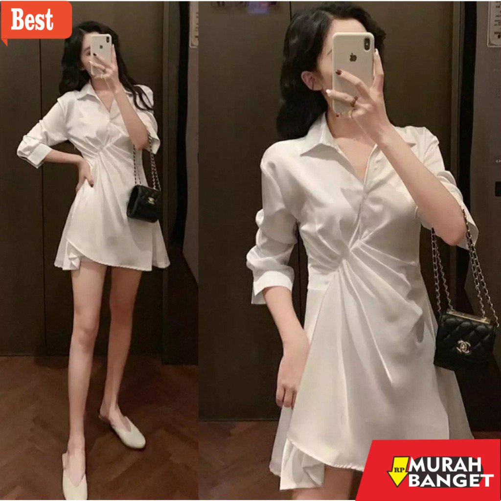 model dress terbaru 2022 FWG - MINI DRESS SANDIA / MINIDRESS / DRESS KOREA / DRESS / DRESS WANITA / 