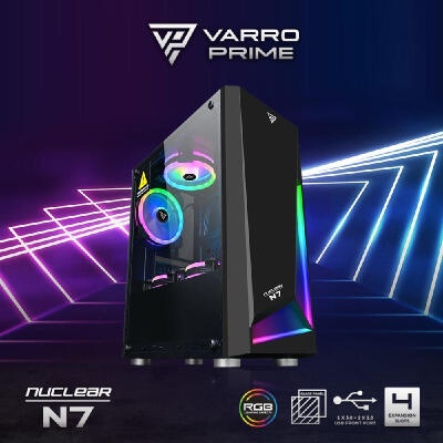 CASING GAMING VARRO NUCLEAR N7 BLACK