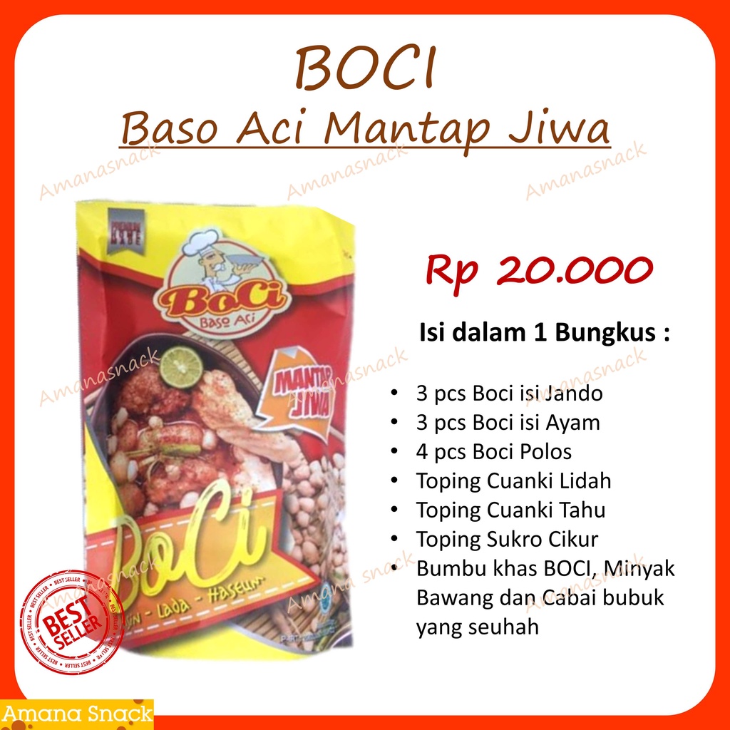 BOCI Bakso Aci Mantap Jiwa - Asli garut