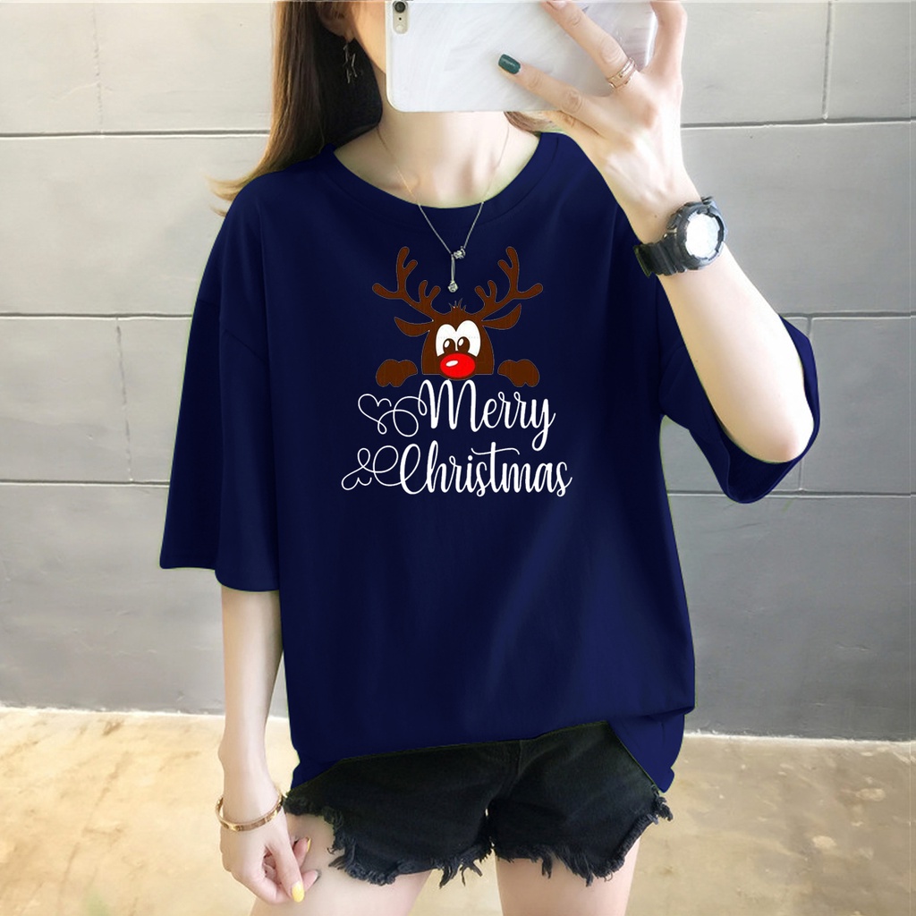 KAOS 0VERSIZE WANITA SPECIAL CRISTMAS EDITION 4