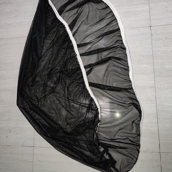 tutup jaring cover bak fiber kolam vat terpal bulat diameter 1m 100cm