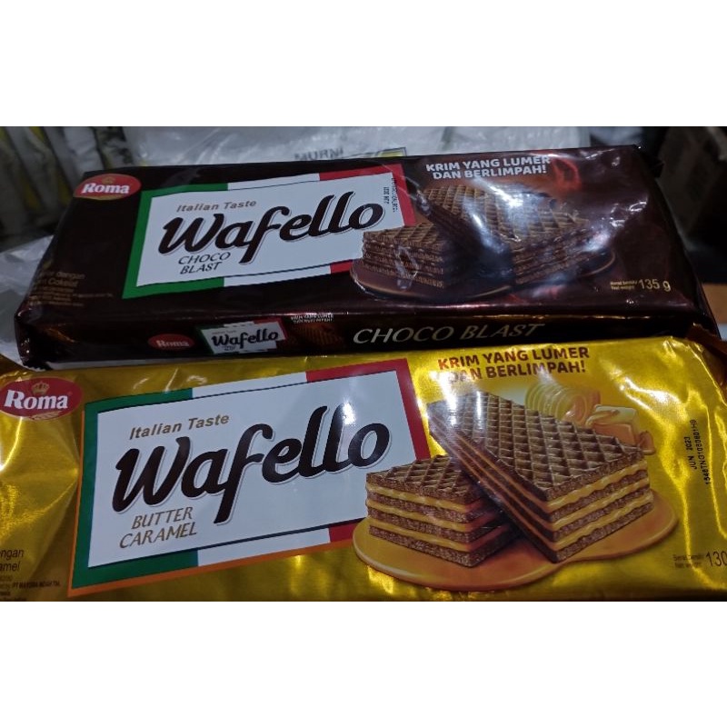 

roma,wafer,wafello,coklat,dan,karamel,117gr