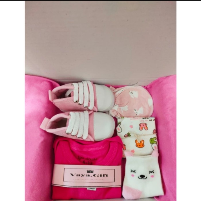 

(COD) hampers baby/ kado lahiran/ hampers bayi laki-laki perempuan - Merah Muda