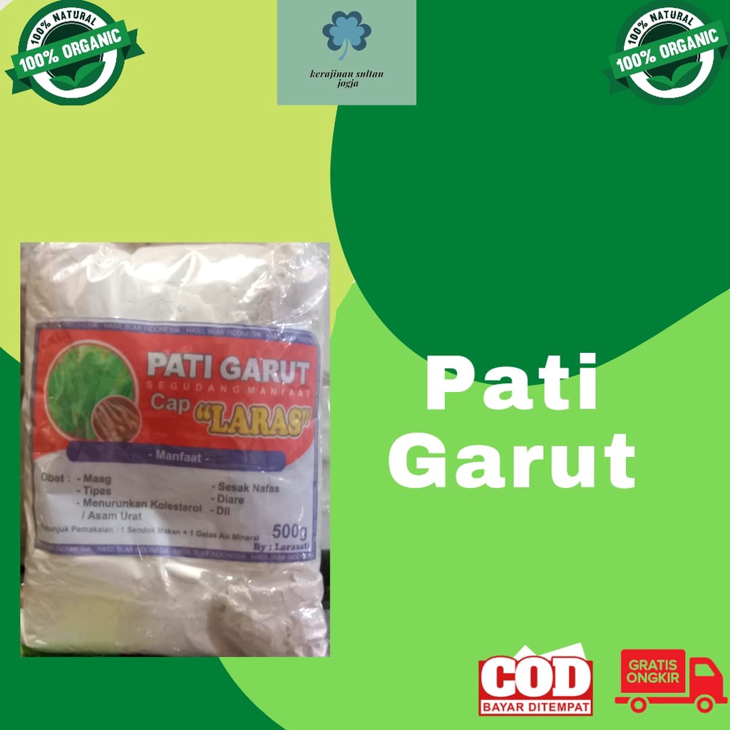 

TEPUNG GARUT ASLI PATI GARUT OBAT SAKIT MAAG ASAM LAMBUNG