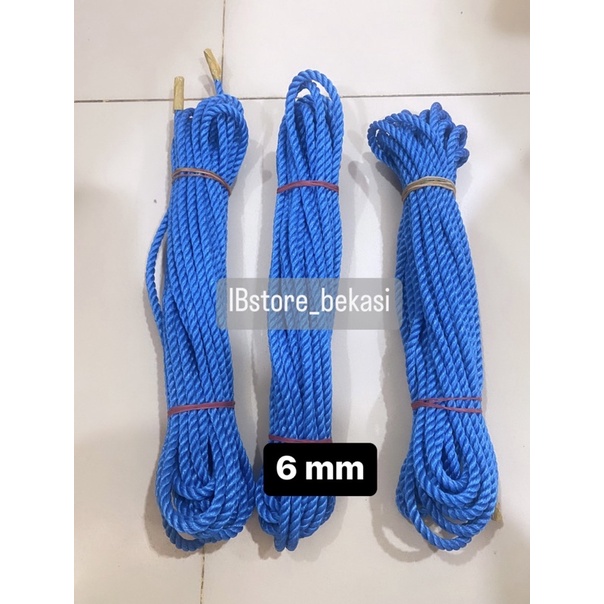 Tali Tambang Plastik 6mm 10 Meter